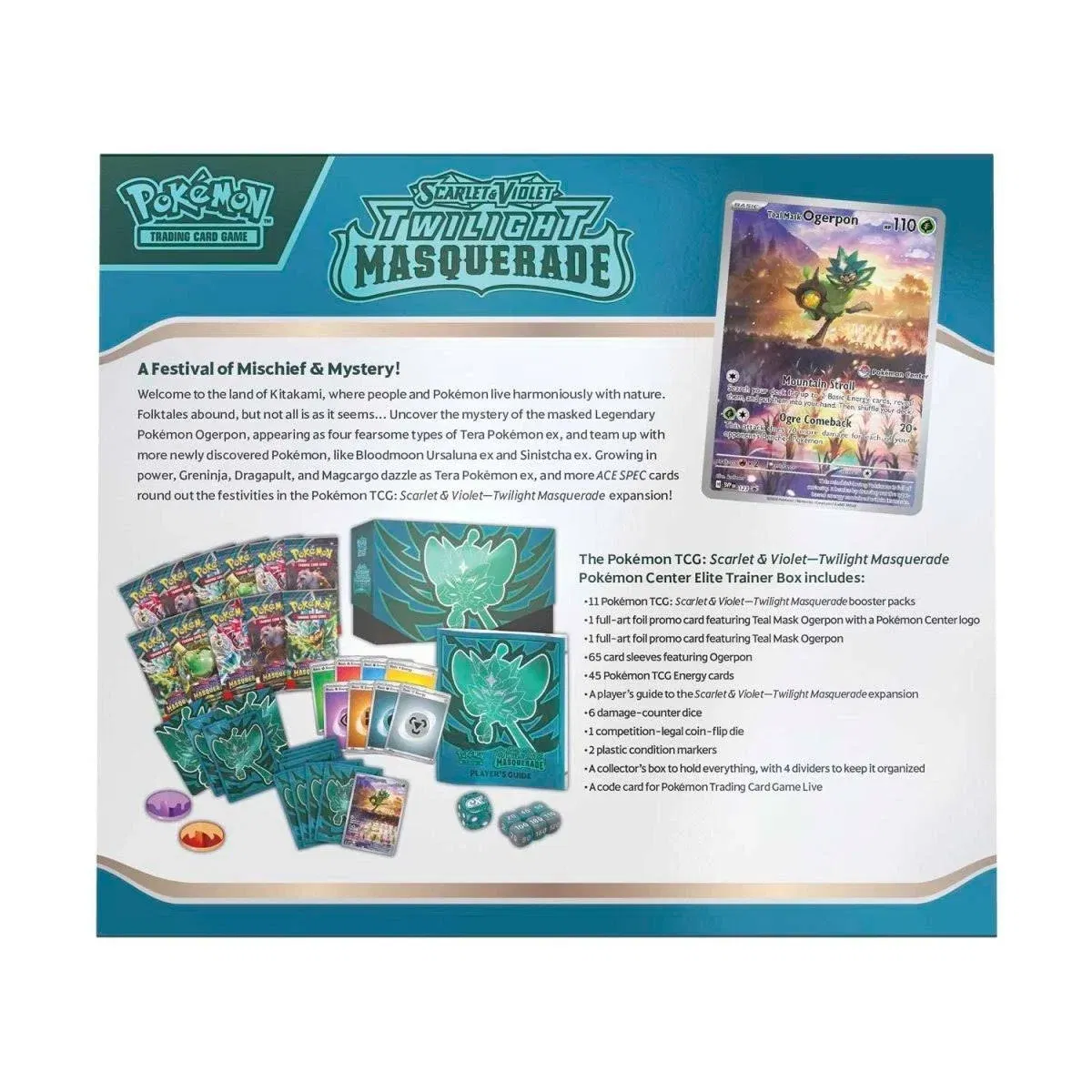 Pokémon Twilight Masquerade Elite Trainer Box – English Edition